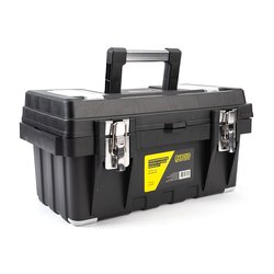 Caja de herramientas de 17" plástica con cierre metálico - Imagen 2