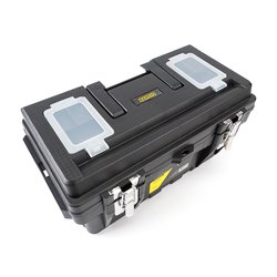 Caja de herramientas de 17" plástica con cierre metálico - Imagen 3