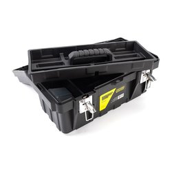 Caja de herramientas de 17" plástica con cierre metálico - Imagen 4