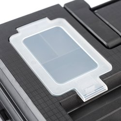 Caja de herramientas de 17" plástica con cierre metálico - Imagen 6