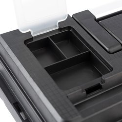 Caja de herramientas de 17" plástica con cierre metálico - Imagen 7