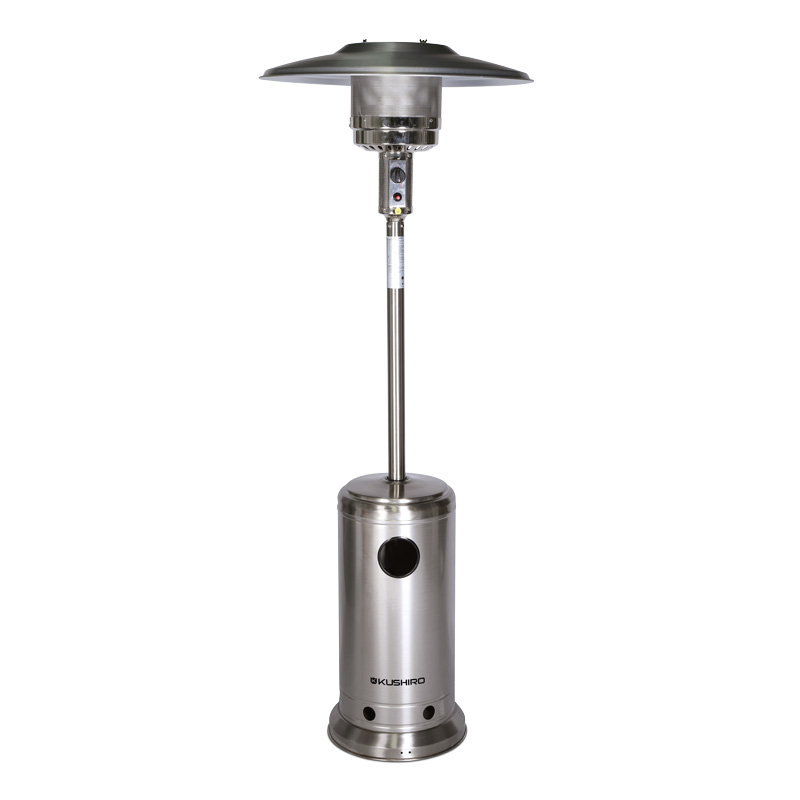 Calefactor para exterior a gas de acero inoxidable